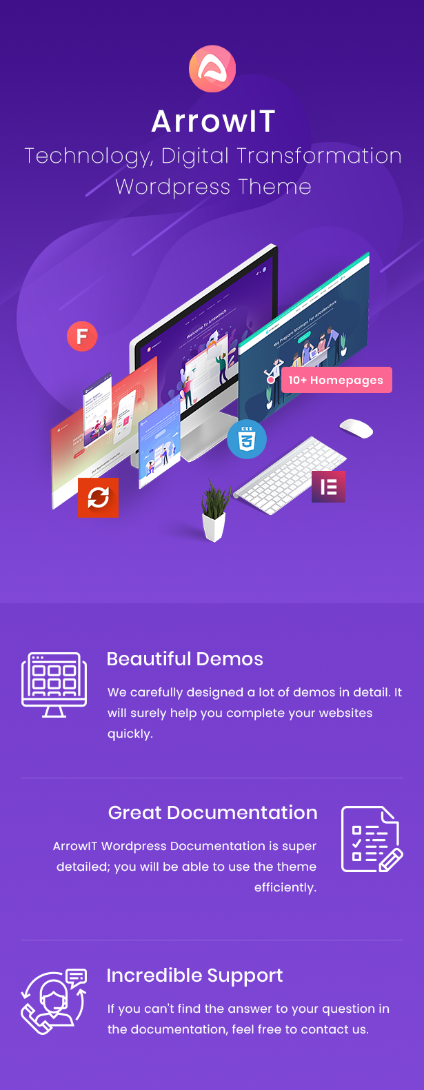 ArrowIT - Technology, Digital Transformation WordPress Theme